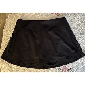 Old Navy Active Powersoft Extra High-Rise Go-Dry Skort Black 2X